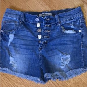 Charlotte Russe Size 4 High Waisted Jean Shorts